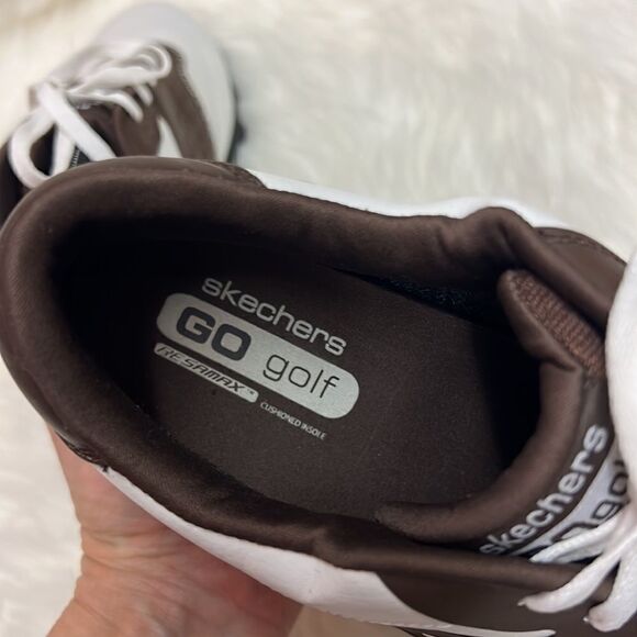 Sketchers go golf Storie spike-less leather shoes Size 9 - Picture 12 of 12